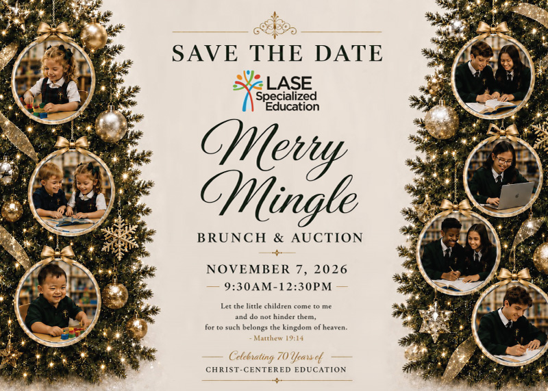 Merry Mingle save the date